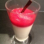 pana cotta fraise