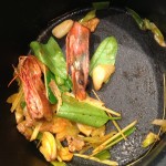 gambas bouillon cuisson